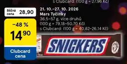 Tesco Mars Tyčinky nabídka