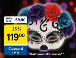 Tesco Halloweenská maska nabídka