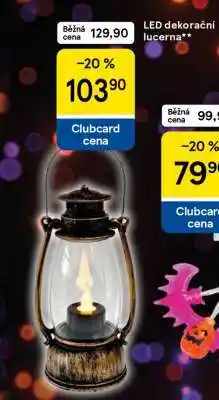 Tesco LED dekorační lucerna nabídka