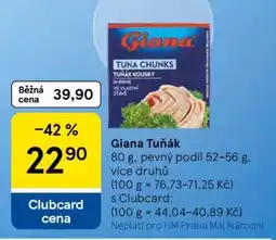 Tesco Giana Tuňák nabídka