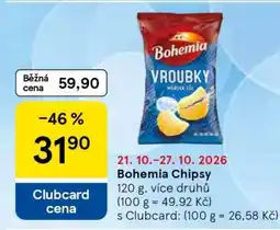 Tesco BOHEMIA CHIPSY nabídka