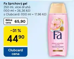 Tesco Fa sprchový gel nabídka