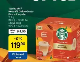 Tesco Starbucks Nescafé Dolce Gusto Kávové kapsle nabídka