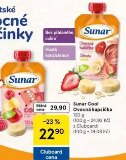 Tesco Sunar Cool Ovocná kapsička nabídka