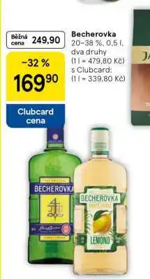 Tesco Becherovka nabídka