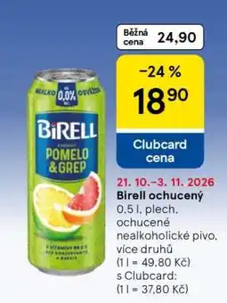 Tesco Birell ochucený nabídka