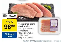 Tesco Tesco Krůtí prsí řízek plátky nabídka