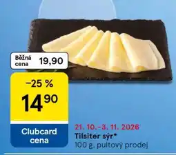 Tesco Tilsiter sýr nabídka