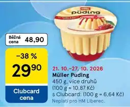 Tesco Müller püding nabídka