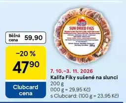 Tesco Kalifa Fíky sušené na slunci nabídka