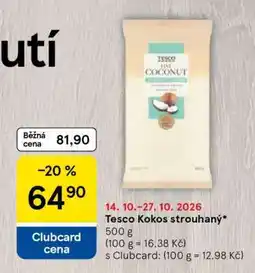 Tesco Tesco Kokos strouhaný nabídka