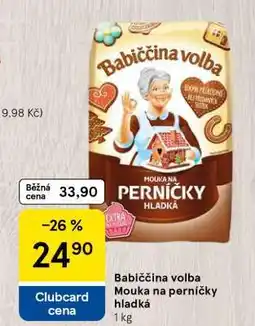 Tesco Babiččina volba Mouka na perníčky hladká nabídka