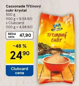 Tesco Cassonade Třtinový cukr krystal nabídka