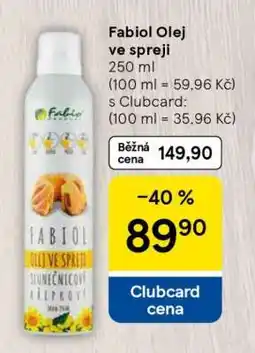 Tesco Fabiol Olej ve spreji nabídka