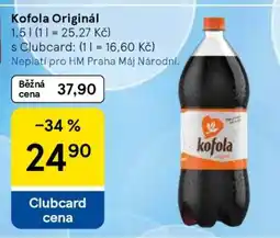 Tesco Kofola Original nabídka