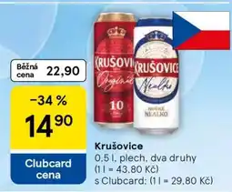 Tesco Krušovice nabídka