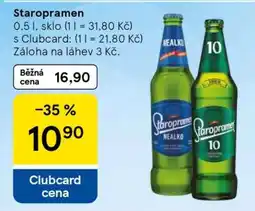 Tesco Staropramen nabídka