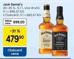 Tesco Jack Daniel‘s nabídka