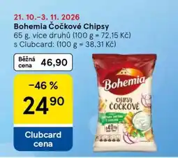 Tesco Bohemia Čočkové chipsy nabídka