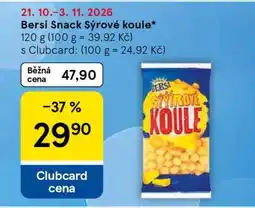 Tesco BERSI SNACK SÝROVÉ KOULE nabídka