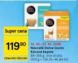 Tesco Nescafé Dolce Gusto kávové kapsle nabídka