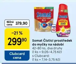 Tesco Somat Čisticí prostředek do myčky na nádobí nabídka