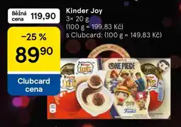 Tesco Kinder Joy nabídka