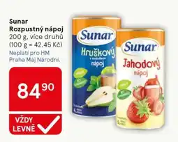 Tesco Sunar rozpustný nápoj nabídka
