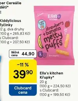 Tesco Ella's kitchen Křupky nabídka