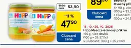 Tesco HiPP Masozeleninový příkrm nabídka