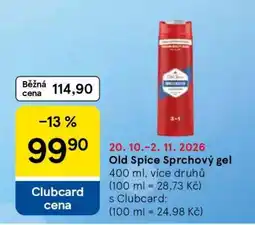 Tesco Old Spice sprchový gel nabídka