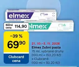 Tesco Elmex zubní pasta nabídka