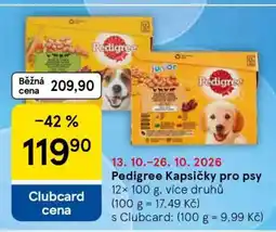 Tesco Pedigree kapsičky pro psy nabídka