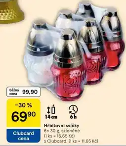 Tesco Hřbitovní svíčky nabídka