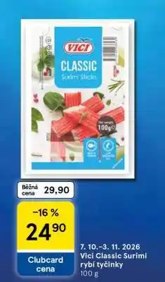 Tesco Vici Classic Surimi rybí tyčinky nabídka