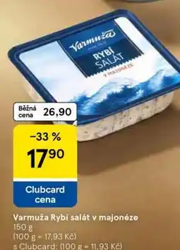 Tesco Varmuža Rybí salát v majonéze nabídka