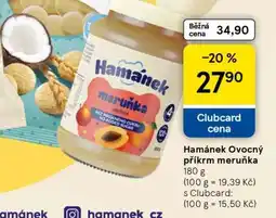 Tesco Hamánek Ovocný příkrm meruňka nabídka