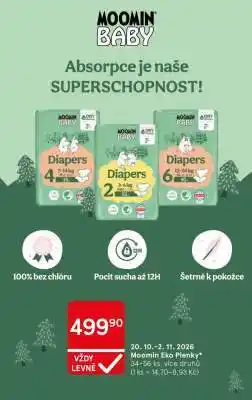 Tesco Moomin Eko plenky nabídka
