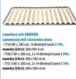 IDEA nábytek amerika lamelový rošt nabídka