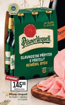 Billa Pilsner Urquell nabídka