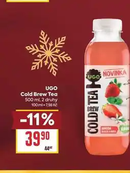 Billa UGO Cold Brew Tea nabídka