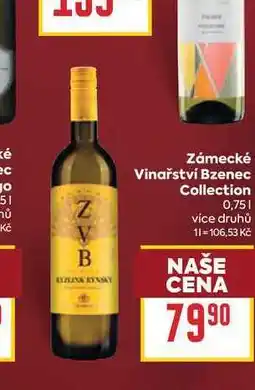 Billa Zámecké Vinařství Bzenec Collection nabídka