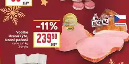 Billa Vocilka Uzená kýta, Uzená pečeně cena za nabídka