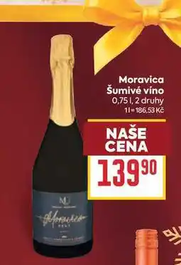 Billa Moravica Šumivé víno nabídka