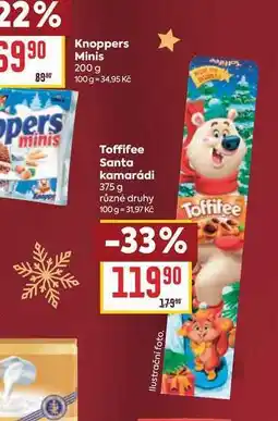 Billa Toffifee Santa kamarádi nabídka