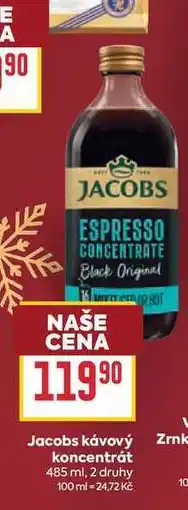 Billa Jacobs kávový koncentrát nabídka
