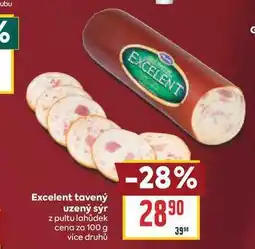 Billa Excelent tavený uzený sýr z pultu lahůdek cena za nabídka
