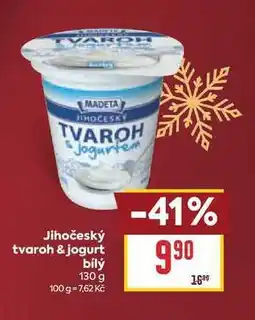 Billa Jihočeský tvaroh & jogurt bílý nabídka