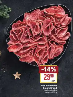 Billa BILLA Premium Salam Grand z pultu lahůdek cena za nabídka
