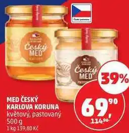 Penny Market MED ČESKÝ KARLOVA KORUNA květový, pastovaný nabídka